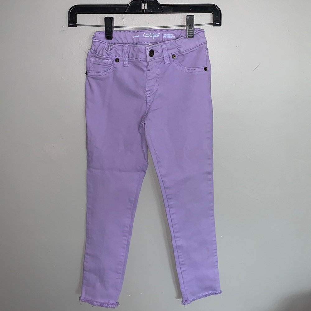 Cat & Jack lavender jeggings (size 6)